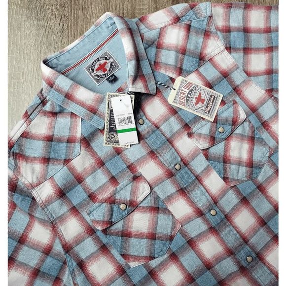 NWT DESERT SON Tifton by Dierks Bentley Flag & Anthem Vintage Snap Size‎ S - Picture 3 of 16